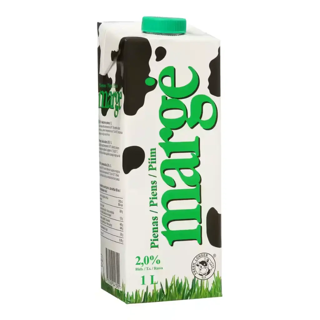 Pienas MARGĖ 2,0% 1l